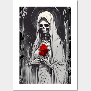 santa muerte Posters and Art